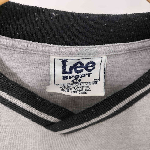 リー Lee SPORT 90s リブ編み Vネック リンガーTシャツ 無地 ブランク メンズ import:M