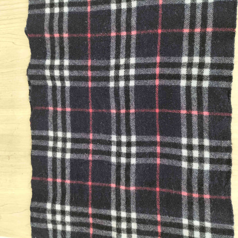 バーバリーズ BURBERRYS pure cashmere カシミヤ100 MADE IN ENGLAND 英国製 チェック マフラー メンズ