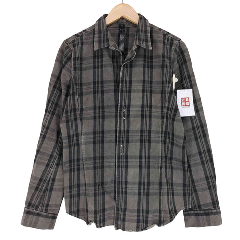 ダブルジェイケイ wjk 2 HOOK SHIRT 長袖 チェック フック シャツ メンズ S