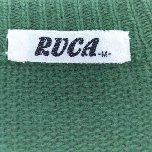 RUCA ノルディック柄 フロント ボタン 長袖 ニット 丸首 カーディガン レディース M