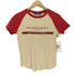 バーバリーブルーレーベル BURBERRY BLUE LABEL ラグラン ラメ 半袖 クルーネック ミニ チビ Tシャツ Y2K レディース M