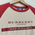 バーバリーブルーレーベル BURBERRY BLUE LABEL ラグラン ラメ 半袖 クルーネック ミニ チビ Tシャツ Y2K レディース M
