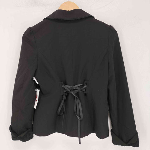 アクシーズファム axes femme ゴシック GOTHIC レースベスト レイヤード 編み上げ テーラードジャケット レディース JPN:M