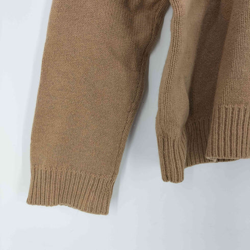 ポロバイラルフローレン Polo by RALPH LAUREN 90S LAMBSWOOL ポニー刺繍 ハーフジップ ニット メンズ import:L