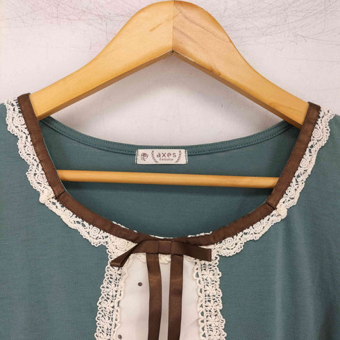 アクシーズファム axes femme フェアリーグランジ 森ガール レース ブラウス レディース JPN:M
