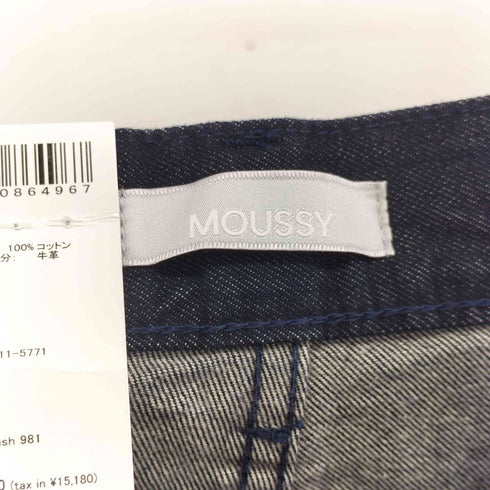 マウジー moussy 26SS HORSESHOE BAGGY ホースシューバギーデニムパンツ レディース JPN:1
