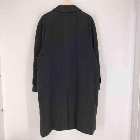 DANTE FIRENZE ダンテフィレンツェ pure cashmere カシミヤ100 比翼 ステンカラー ロング コート メンズ M
