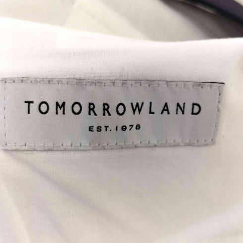 トゥモローランド TOMORROWLAND ウール 2プリーツストレートスラックス メンズ S