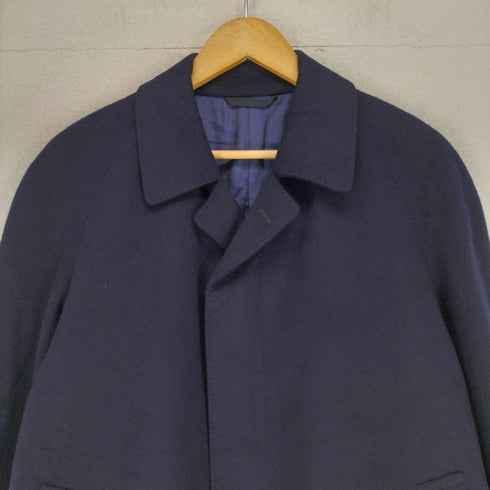 HAWKE EYE ホークアイ pure cashmere カシミヤ100 比翼 ステンカラー ロング コート メンズ 165