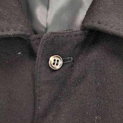 ピュアカシミヤ pure cashmere pure cashmere カシミヤ100 比翼 ステンカラー コート メンズ 94A6