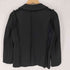 ローブドシャンブルコムデギャルソン robe de chambre COMME des GARCONS AD2002 03SS ウールギャバ インサイドアウト ノッチドラペル 3B シングルブレスト ウール テーラードジャケット レディース JPN:M