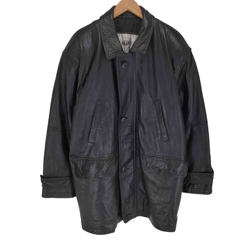 ハラジュクマザー HARAJUKU MOTHER lamb leather ラムレザー 羊革 比翼 カーコート メンズ L