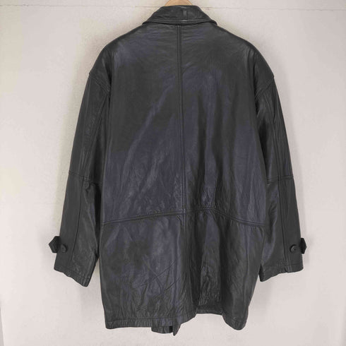 ハラジュクマザー HARAJUKU MOTHER lamb leather ラムレザー 羊革 比翼 カーコート メンズ L