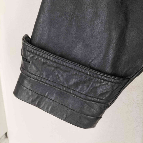 ハラジュクマザー HARAJUKU MOTHER lamb leather ラムレザー 羊革 比翼 カーコート メンズ L