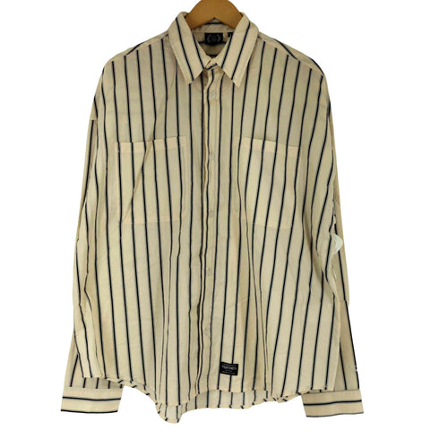 フォーサーティ 430 fourthirty l/s 2t stripe big shirts メンズ JPN:1