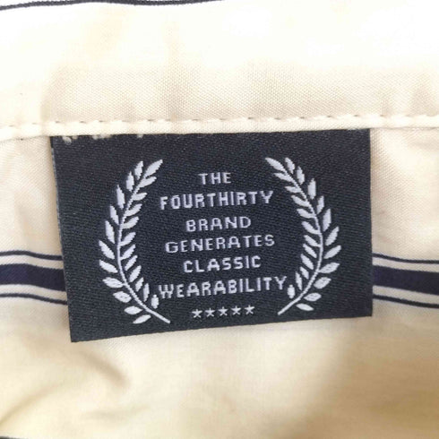 フォーサーティ 430 fourthirty l/s 2t stripe big shirts メンズ JPN:1