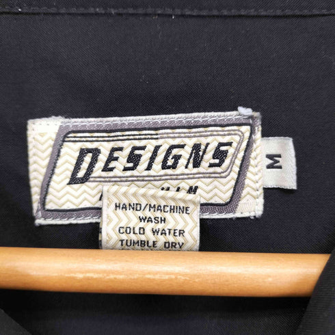 DESIGNSFOR HIM 刺繍デザイン S/S オープンカラーシャツ メンズ import:M