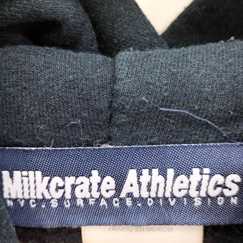 MILKCRATE ATHLETICS フロントロゴプリント パーカー メンズ import:XL
