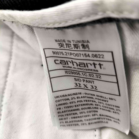 カーハートワークインプログレス Carhartt WIP SID PANT メンズ 32inch