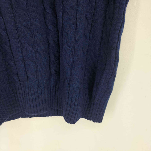 ブルックスブラザーズ BROOKS BROTHERS ロゴししゅう ケーブルコットンニット レディース JPN:M