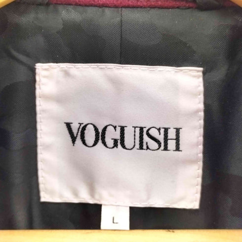 ヴォーギッシュ VOGUISH レザー切替 ダブルジップ ライダース ウール ジャケット Y2K メンズ JPN:L