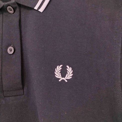 フレッドペリー FRED PERRY ロゴ刺繍 半袖 ポロシャツ レディース US:4