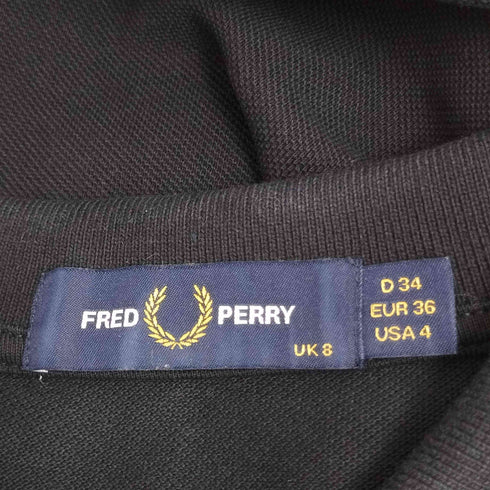 フレッドペリー FRED PERRY ロゴ刺繍 半袖 ポロシャツ レディース US:4