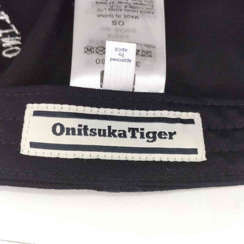 オニツカタイガー ONITSUKA TIGER ロゴ刺繍 キャップ レディース