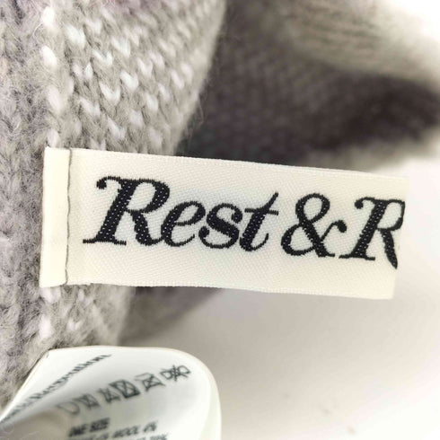 rest&recreation レストアンドレクリエーション ロゴ モヘア ニット帽 レディース ONE SIZE
