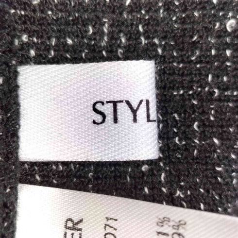 スタイルミキサー STYLEMIXER フリンジツイードベスト タックスラックス セットアップ レディース FREE