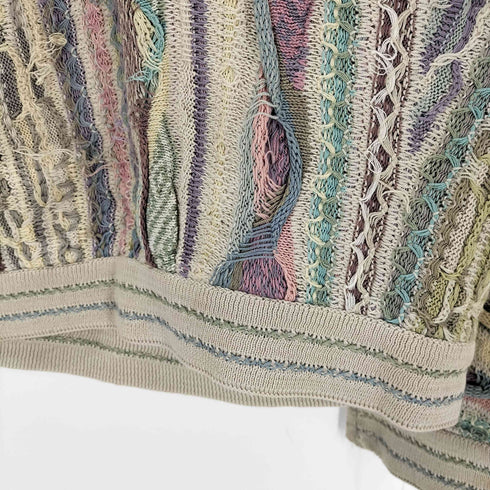 クージー COOGI 90S マルチカラー 3D ニット メンズ 1X