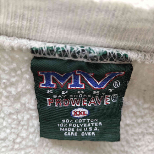 エムブイスポーツ MV SPORT 90S Proweave ロゴプリント スウェット メンズ XXL