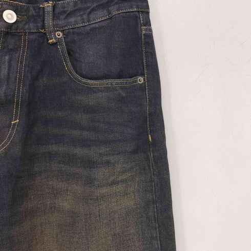 ザラ ZARA バギーワイドフィットデニムパンツ メンズ US:30-31
