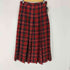 ローブドシャンブルコムデギャルソン robe de chambre COMME des GARCONS 02AW タータンチェック プリーツスカート レディース JPN:M
