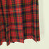 ローブドシャンブルコムデギャルソン robe de chambre COMME des GARCONS 02AW タータンチェック プリーツスカート レディース JPN:M