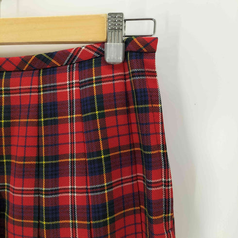 ローブドシャンブルコムデギャルソン robe de chambre COMME des GARCONS 02AW タータンチェック プリーツスカート レディース JPN:M