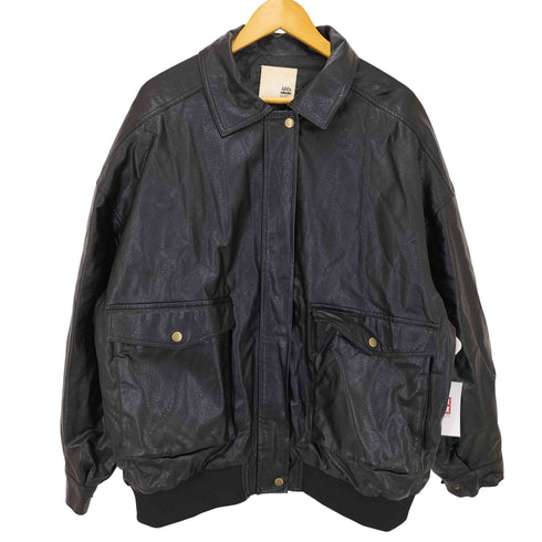 ジャバ JaVa フェイクレザー ヴィンテージ オーバー ブルゾン レディース JPN:XL