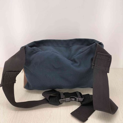 イーストパック EASTPAK USA製 OLD オールド レザー切替 ボディバッグ ウエストポーチ メンズ