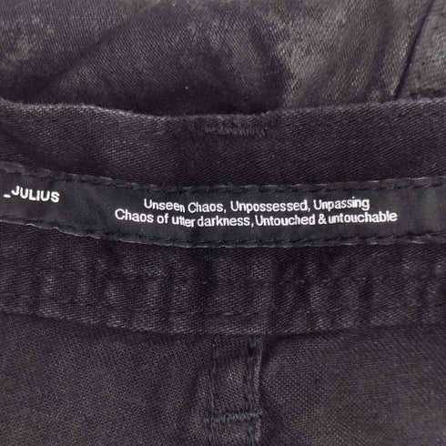ユリウス JULIUS 26AW COATED DK PANTS コーティング パンツ メンズ JPN:3