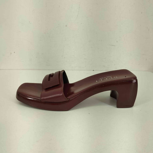 グッチ GUCCI ウッドヒールサンダル レディース JPN:36