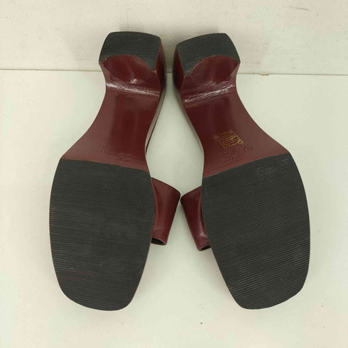 グッチ GUCCI ウッドヒールサンダル レディース JPN:36
