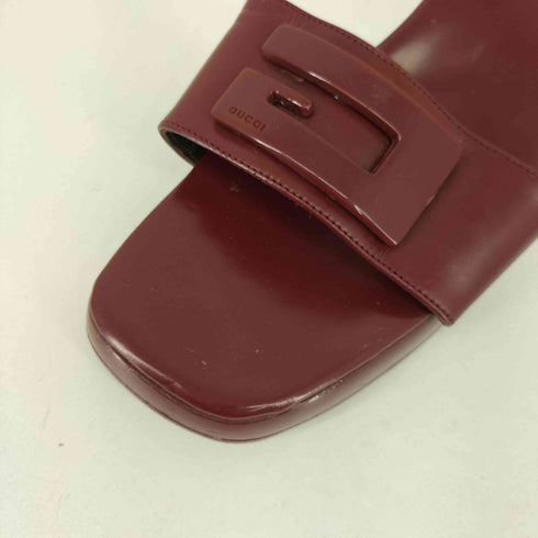 グッチ GUCCI ウッドヒールサンダル レディース JPN:36