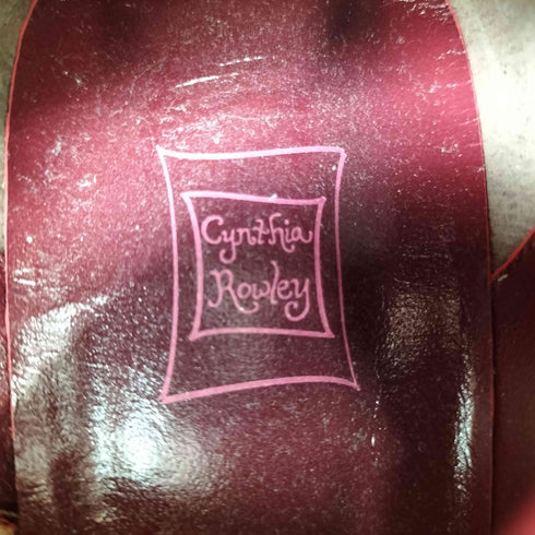 シンシアローリー Cynthia Rowley リボンモチーフ ショートヒールブーツ レディース 23 1/2
