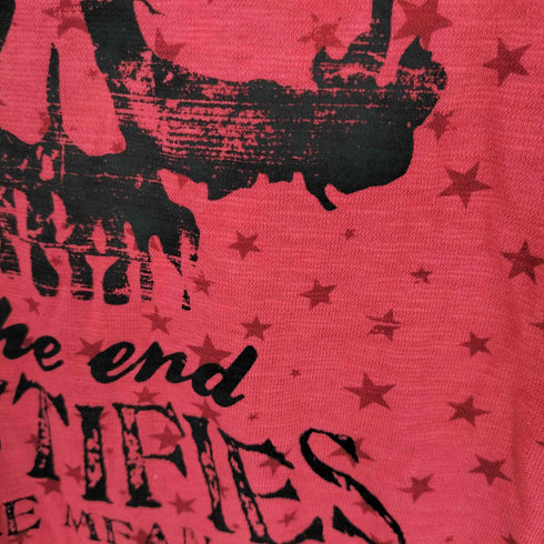 Y2K スター スカル Tシャツ メンズ JPN:L