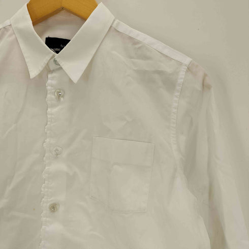 トリココムデギャルソン tricot COMME des GARCONS レース装飾 デザインボタン L/S シャツ レディース JPN:M