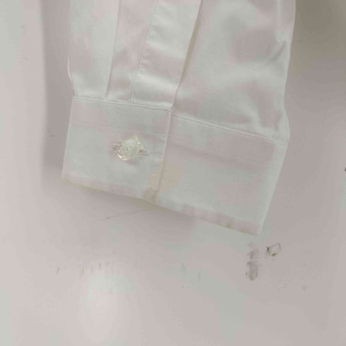 トリココムデギャルソン tricot COMME des GARCONS レース装飾 デザインボタン L/S シャツ レディース JPN:M