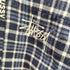 ステューシー Stussy 90S OLD USA製 銀タグ ショーンフォント ロゴ 刺繍 L/S チェック フランネル シャツ メンズ import:M