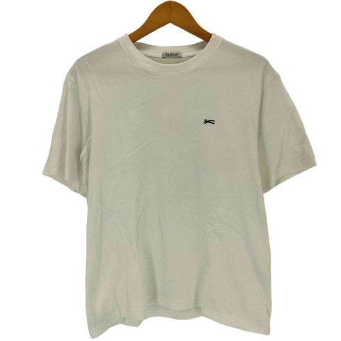デンハム DENHAM ロゴ 刺繍 ワンポイント 半袖 Tシャツ メンズ L