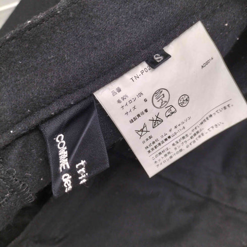 トリココムデギャルソン tricot COMME des GARCONS AD2014 ウール混紡ダブルワイドペンギンパンツ レディース JPN:S