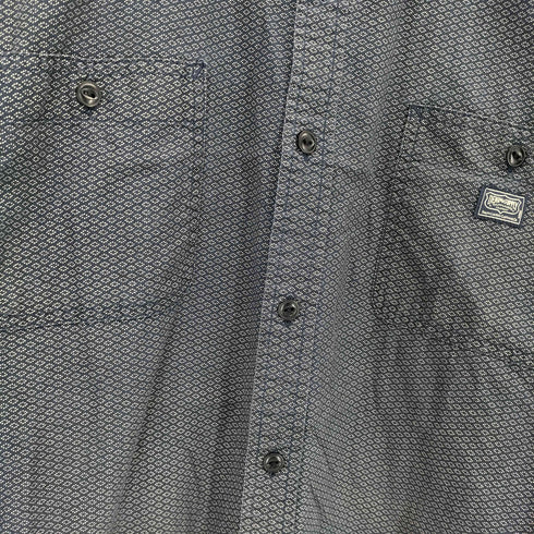 デニムアンドサプライラルフローレン DENIM&SUPPLY RALPH LAUREN 総柄 S/S 半袖シャツ メンズ import:XXL